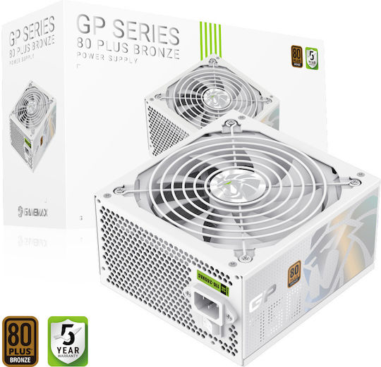 GameMax GP 750B 750W Λευκό Τροφοδοτικό Υπολογιστή Full Wired 80 Plus Bronze