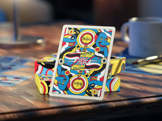 Theory11 Συλλεκτική Τράπουλα Πλαστική για Poker Κίτρινη