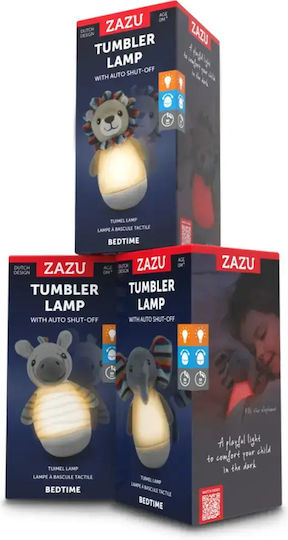Zazu Night Light LED Elly USB Gray with Sensor