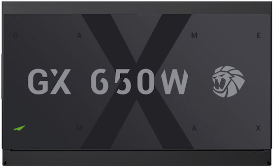 GameMax GX 650GF 650W Μαύρο Τροφοδοτικό Υπολογιστή Full Modular 80 Plus Gold