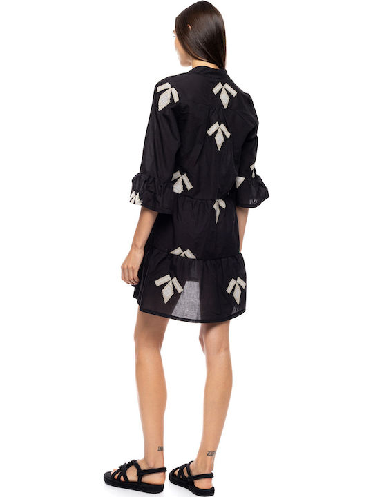 Pink Label Damenbademode Kleid Damenbademode Schwarz