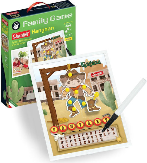 Brettspiel Hang Man für 2 Spieler 6+ Jahre 1004 (EN) Quercetti
