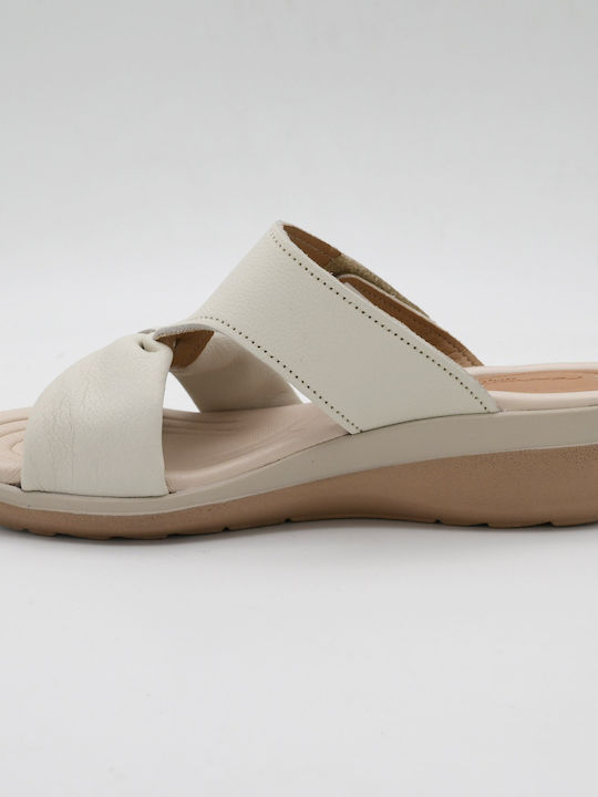 Leather Women's Anatomic Beige Sandals