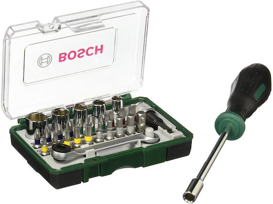 Bosch Καστάνια με Καρυδάκια 1\4" 27τμχ