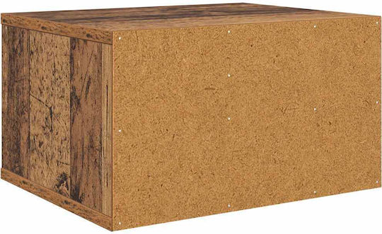 Vidaxl Old Wood Printer Stand 40 X 32 X 24 Cm Processed Wood