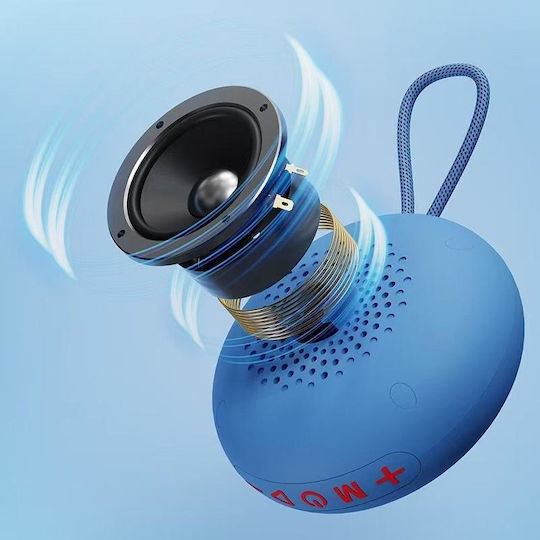 T&G Ηχείο Bluetooth 3W με Ραδιόφωνο και Διάρκεια Μπαταρίας έως 2 ώρες Μπλε TG-442
