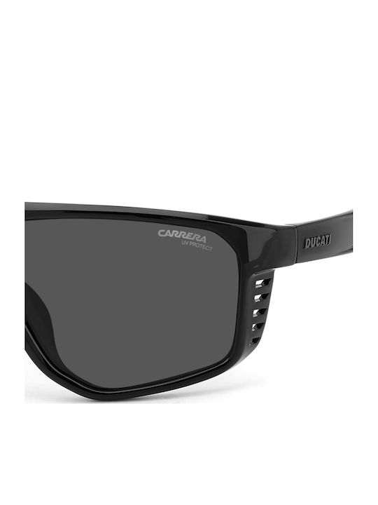Carrera Carduc Unisex Sunglasses with Black Frame and Grey Lenses 051/S 807/IR