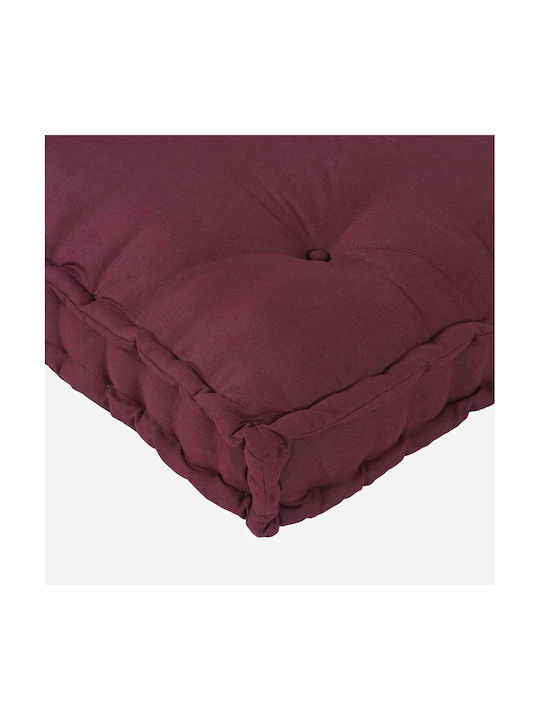 vidaXL Sofa Cushion Pallet with Backrest Red 2 Pieces 120x80cm