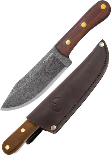 Condor Tool & Knives Мини Хъдсън Бей Нож Кафяв с Кожен Калъф