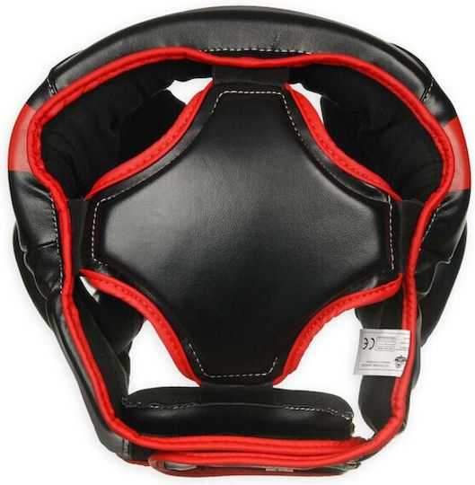 DBX Bushido Boxing Helmet Adult Full Face Red