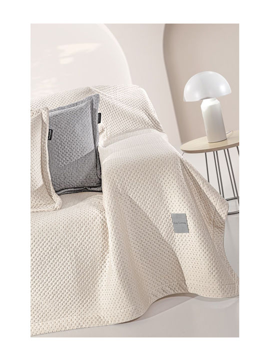 Guy Laroche Cooling Armchair Throw Velvet 170x150cm Natural