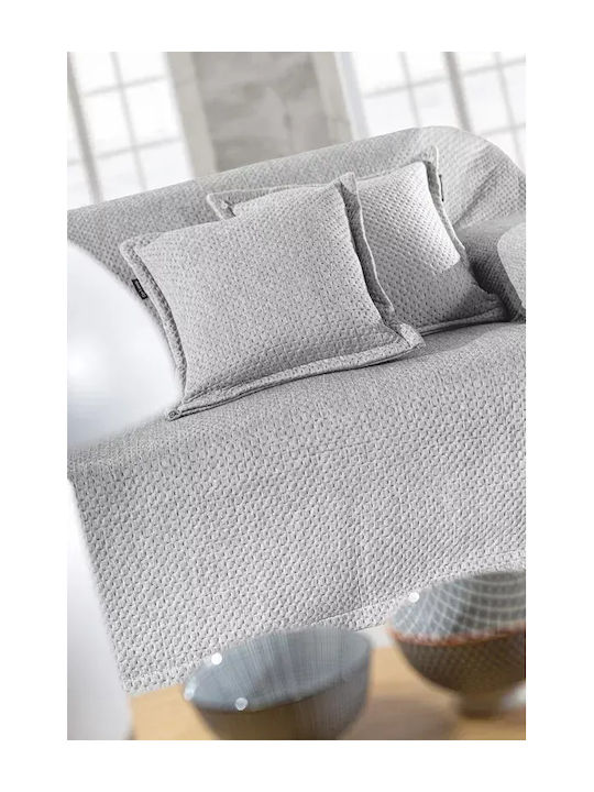 Guy Laroche Cooling Sesselüberwurf Samtig 170x150cm Silber