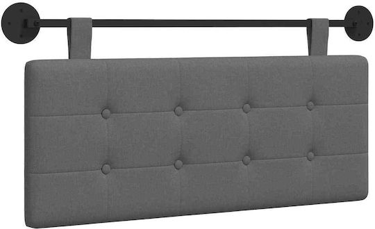 vidaXL Fabric Bed Headboard Pillow Beige 110x55cm