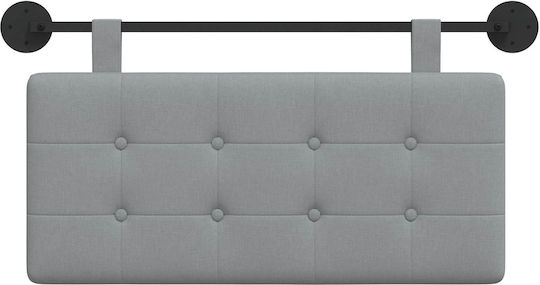 vidaXL Fabric Bed Headboard Cushion Beige 90x55cm