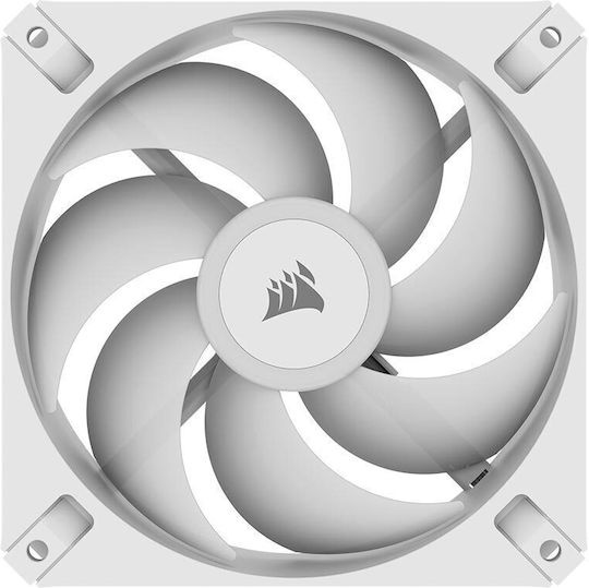 iCUE AR120 Case Fan (1850rpm / 59cfm) με RGB Φωτισμό και Σύνδεση 3-Pin / 4-Pin PWM Λευκό