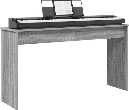 Vidaxl Gray Keyboard Stand Sonoma 120 X 32 X 64 Cm
