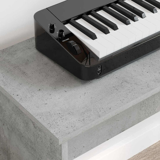 Vidaxl Concrete Grey Keyboard Stand 100 X 32 X 64 Cm