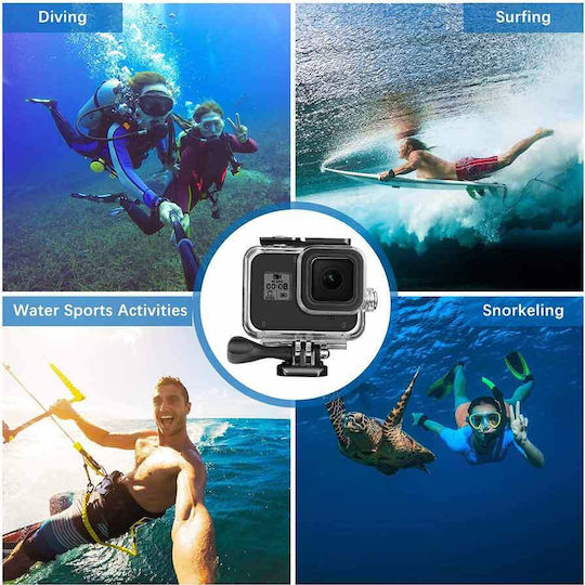 Waterproof Case Gopro Hero 8 Black Transparent