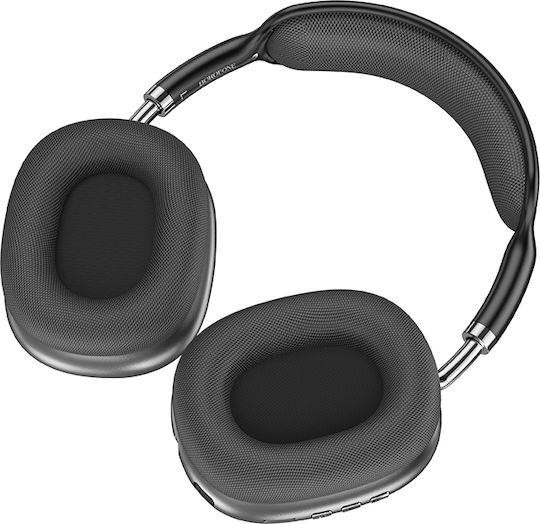 Borofone Elegant Безжични Bluetooth Over Ear Слушалки Dark Grey