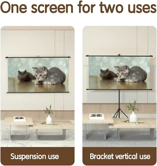 Deli Floor Projection Screen Projector / 100"