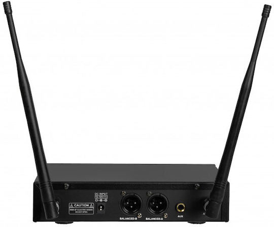 ZZiPP TXZZ412 Wireless Dynamic Handheld Microphone Set & Dual Receiver