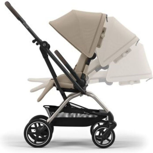Cybex Eezy S Twist+2 TPE B Reversible Baby Stroller Suitable for Newborn Stormy Blue