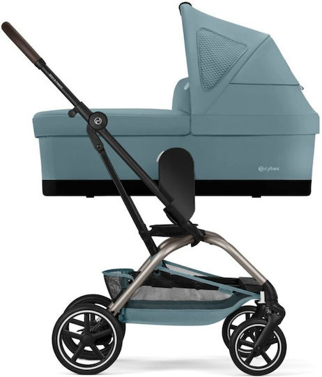 Cybex Eezy S Twist+2 TPE B Reversible Baby Stroller Suitable for Newborn Stormy Blue