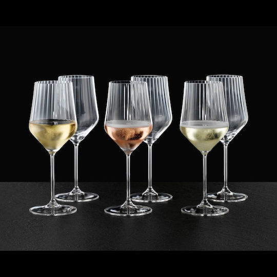 Nachtmann Aperitivo 105997 Σετ 6 Ποτήρια Λευκού Κρασιού & Universal 490ml