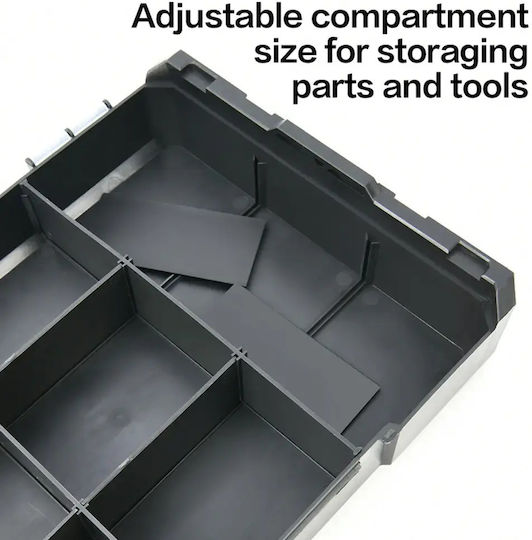 Deli Plastic Hand Tool Box 34x26x7cm