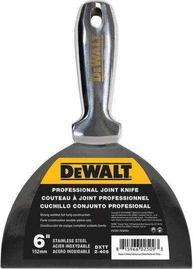 DEWALT Spatula Inox Cu Mâner Metalic Set 3 Bucăți 3-203