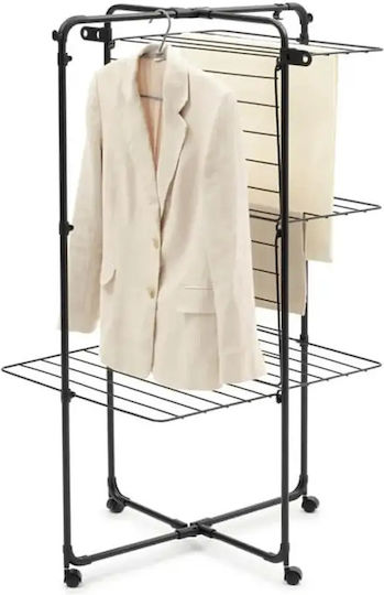 Brabantia Hangon Tower Πτυσσόμενη Απλώστρα Δαπέδου με Ρόδες με Μήκος Απλώματος 23m