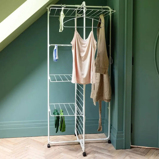 Brabantia Πτυσσόμενη Απλώστρα Δαπέδου με Ρόδες με Μήκος Απλώματος 30m