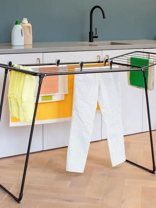 Brabantia Πτυσσόμενη Απλώστρα Δαπέδου με Μήκος Απλώματος 18m