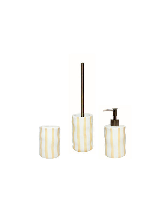 Andrea House Αντλία Σαπούνι Bari White Beige