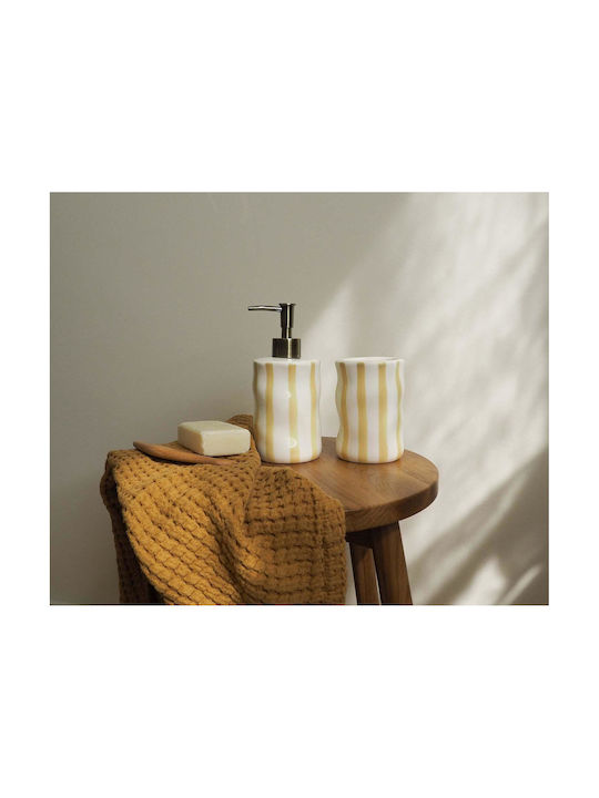 Andrea House Αντλία Σαπούνι Bari White Beige