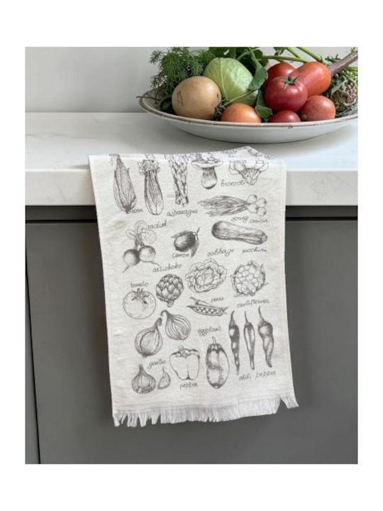 Linea Home Ποτηρόπανο σε Λευκό Χρώμα 40x60cm Linea Home Ποτηρόπανο σε Λευκό Χρώμα 40x60cm