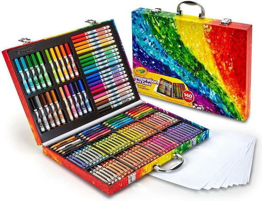 Crayola Μαρκαδόροι Ζωγραφικής Νερού Πλενόμενοι Σετ 140 Χρώματα