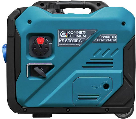 Könner & Söhnen Αθόρυβη Γεννήτρια Βαλιτσάκι Inverter Βενζίνης Τετράχρονη με Χειροκίνητη - Αυτόματη Μίζα