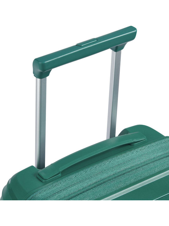 Securitech by Delsey Βαλίτσα Ταξιδίου Καμπίνας Σκληρή Dune Green με 4 Ρόδες Ύψους 55εκ.