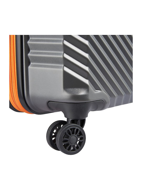 Securitech by Delsey Patrol Μεγάλη Βαλίτσα Ταξιδίου Σκληρή Grey με 4 Ρόδες Ύψους 75.5εκ.