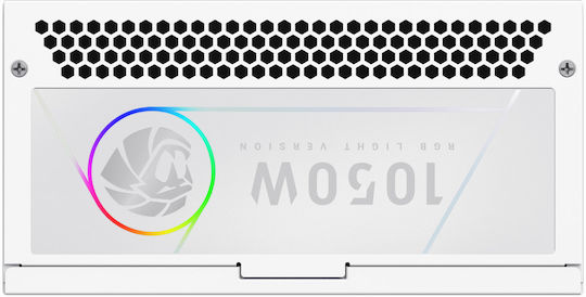 GameMax RGB 1050G 1050W White Power Supply Full Modular 80 Plus Gold
