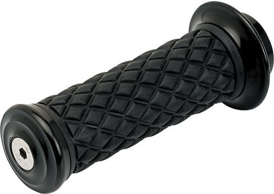 Biltwell Motorradlehenker Griffe Harley Davidson 1" Durchmesser Lenker Alumicore Griffe Schwarz