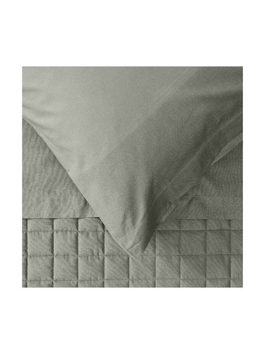 Bassetti Pillowcase with Envelope Cover Gray 50x80cm