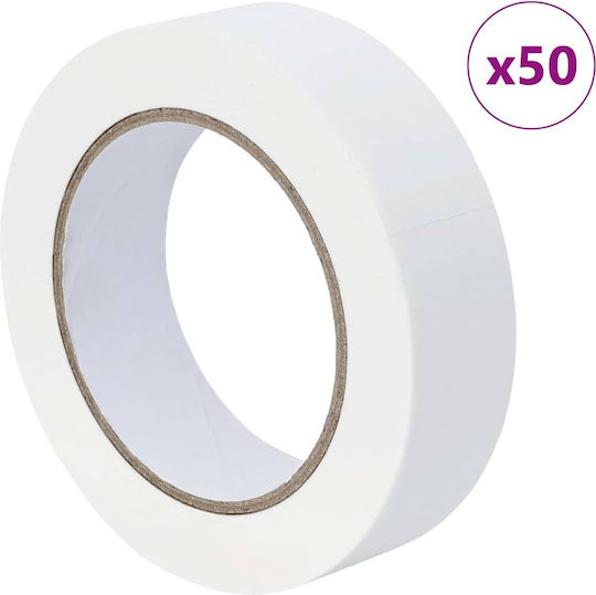 Vidaxl Painter Masking Tapes 50 Pcs White 30mm X 50m Paper