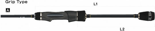 Tailwalk Ajist SSD LRF 71 Solid Tip Fishing Rod for Light Rockfishing 2.16m 6gr