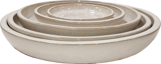 Marhome Topfplatten Keramik Beige 5Stück 06-99080 Set5