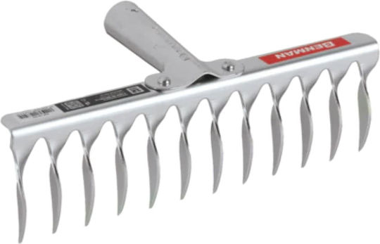 Benman 14752 Bow Rake Twisted with 14 Teeth