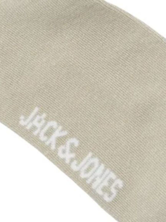 Jack & Jones Андрически Едноцветни Чорапи Smokey Olive/moonstruck 3Pack