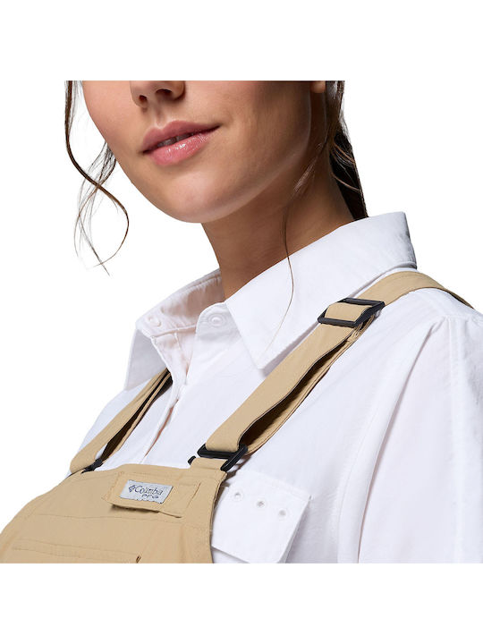 Damen Jumpsuit Beige