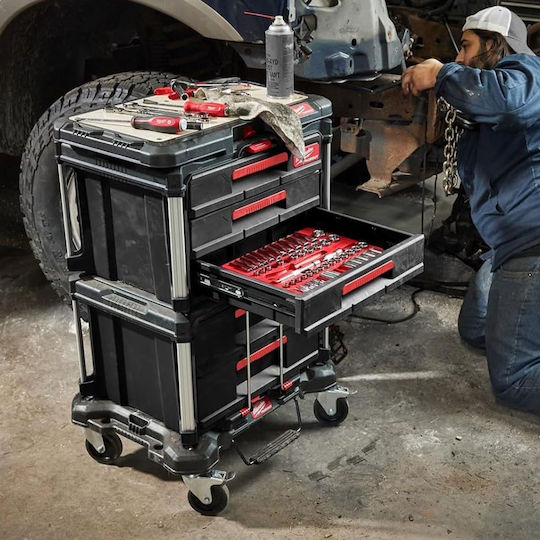 Milwaukee Packout Tool Compartment Organiser 5 Slot Black